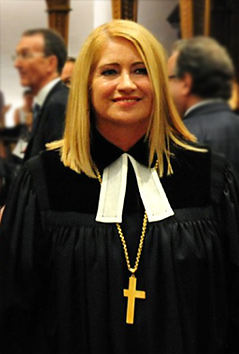 Die evangelische Oberkirchenrätin Ingrid Bachler