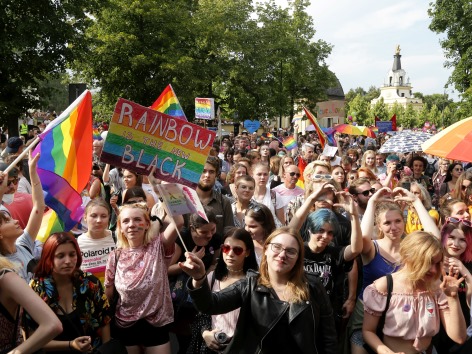 Gay-Pride Steine Polen