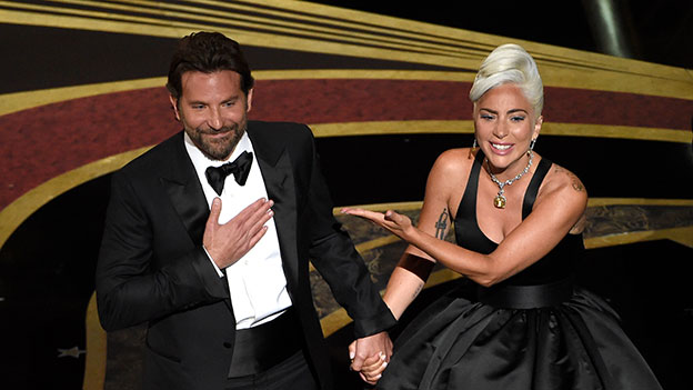 Lady Gaga und Bradley Cooper bei den Oscars 2019