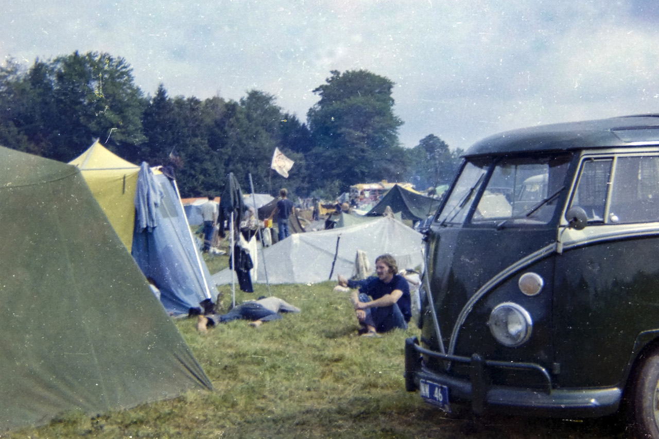 Archivaufnahmen von Woodstock 1969