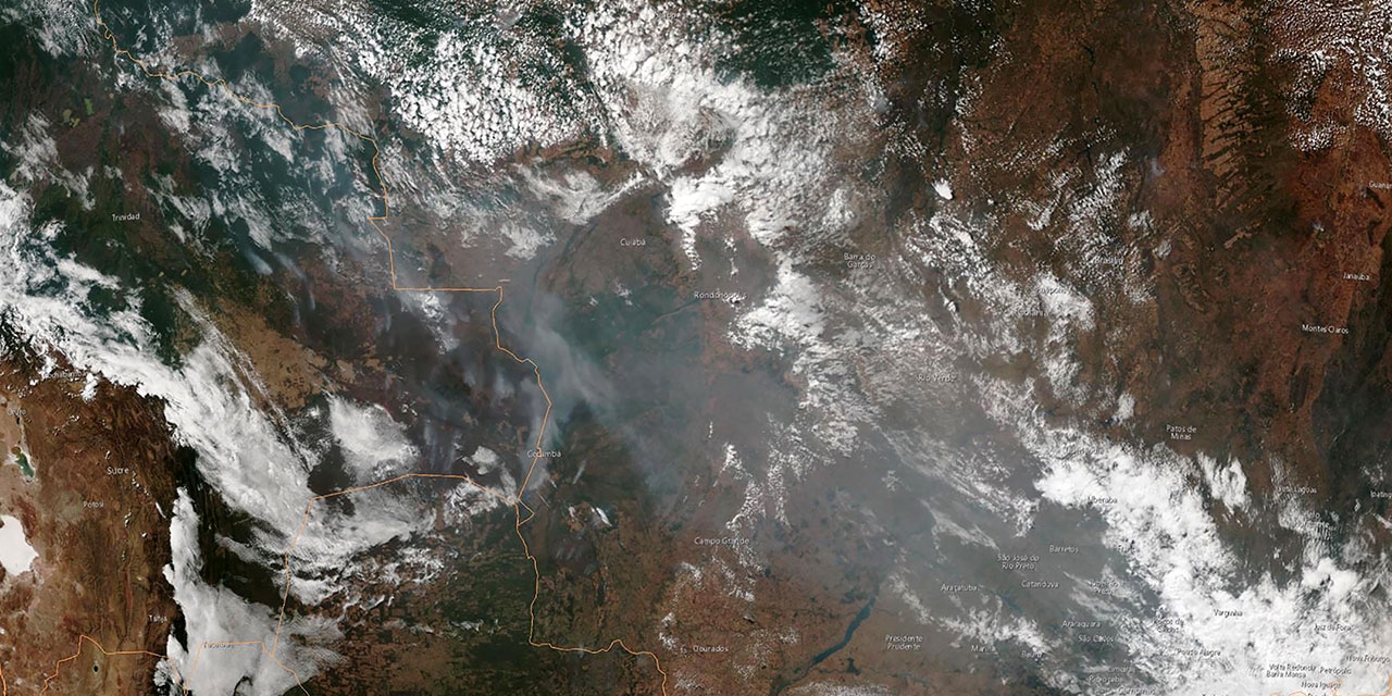 Satellitenbilder von den Bränden im Amazonas