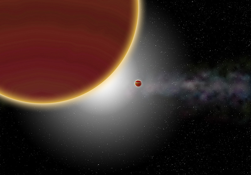 Zwei Planeten kriesen um den Stern Beta Pictoris