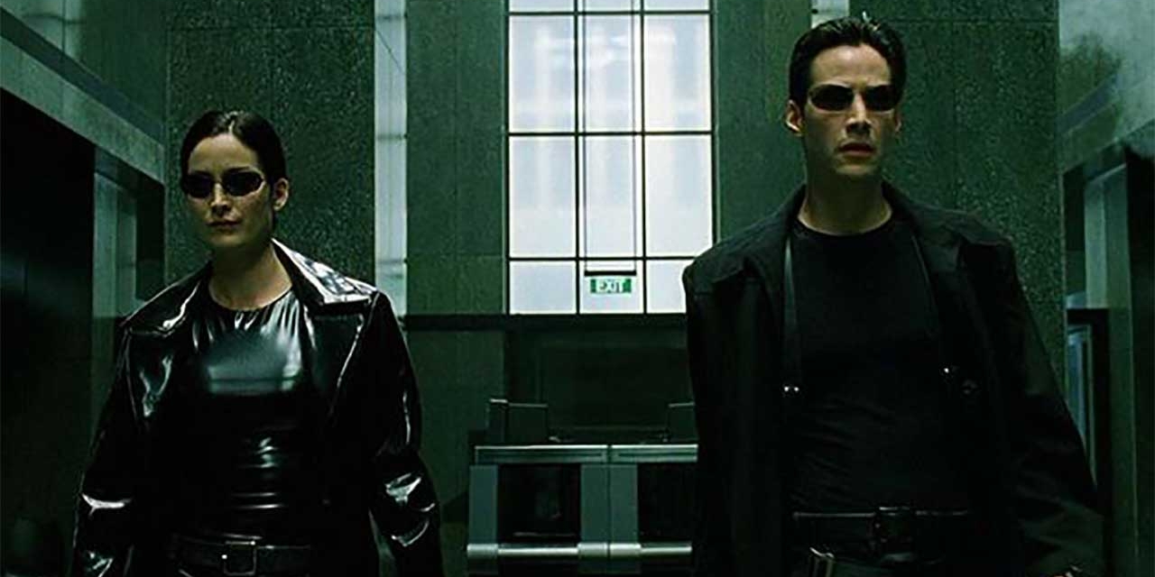 Neo und Trinity in Matrix