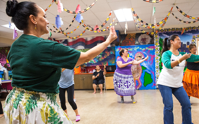 Hula-Tanz auf Hawaii