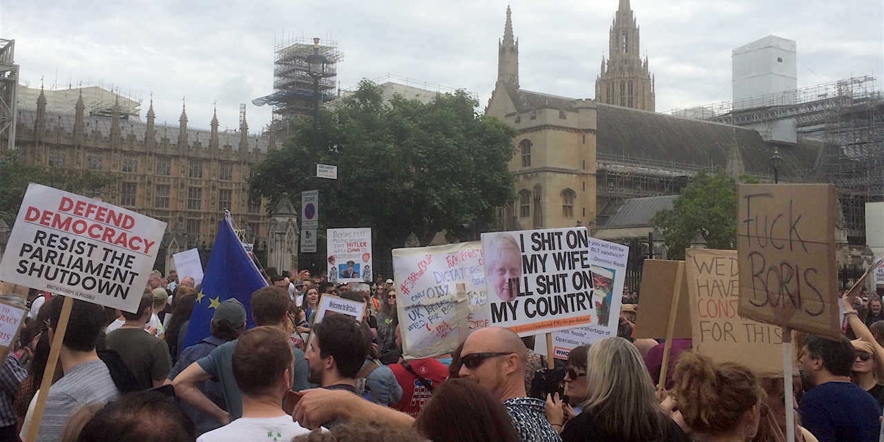 Anti-No-Deal-Marsch in London letzten Samstag