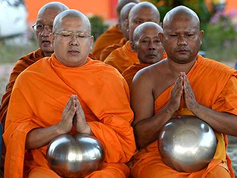 Buddhistische Mönche in Thailand