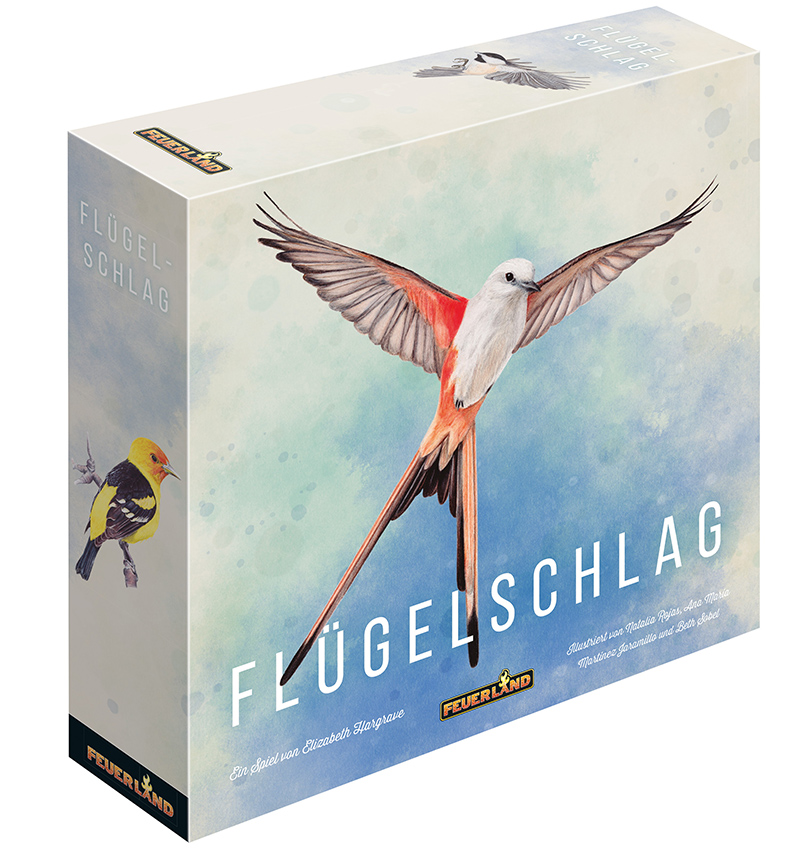 Cover des Spiels "Flügelschlag" mit Vogel