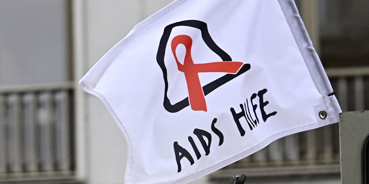 Aids Hilfe Flagge