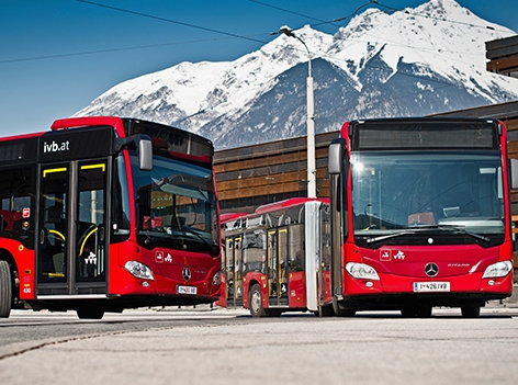 Innsbrucker Verkehrsbetriebe Bus Straßehnbahn IVB
