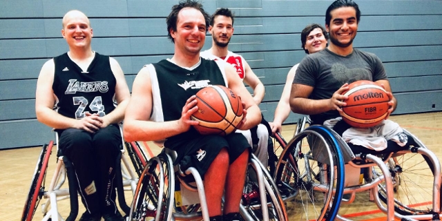 Rollstuhlbasketball Training Sitting Bulls Klosterneuburg