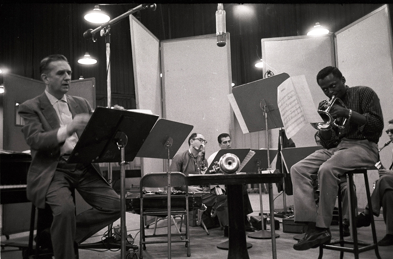 Studiosession mit Miles Davis & Gil Evans