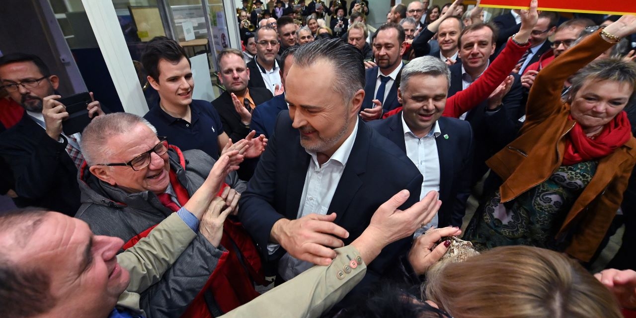 SPÖ-Spitzenkanditat Hans-Peter Doskozil nach den Landtagswahlen im Burgenland am Sonntag, 26. Jänner 2020, im Landhaus im Burgenland