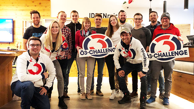 Das Team der Ö3-Ski-Challenge