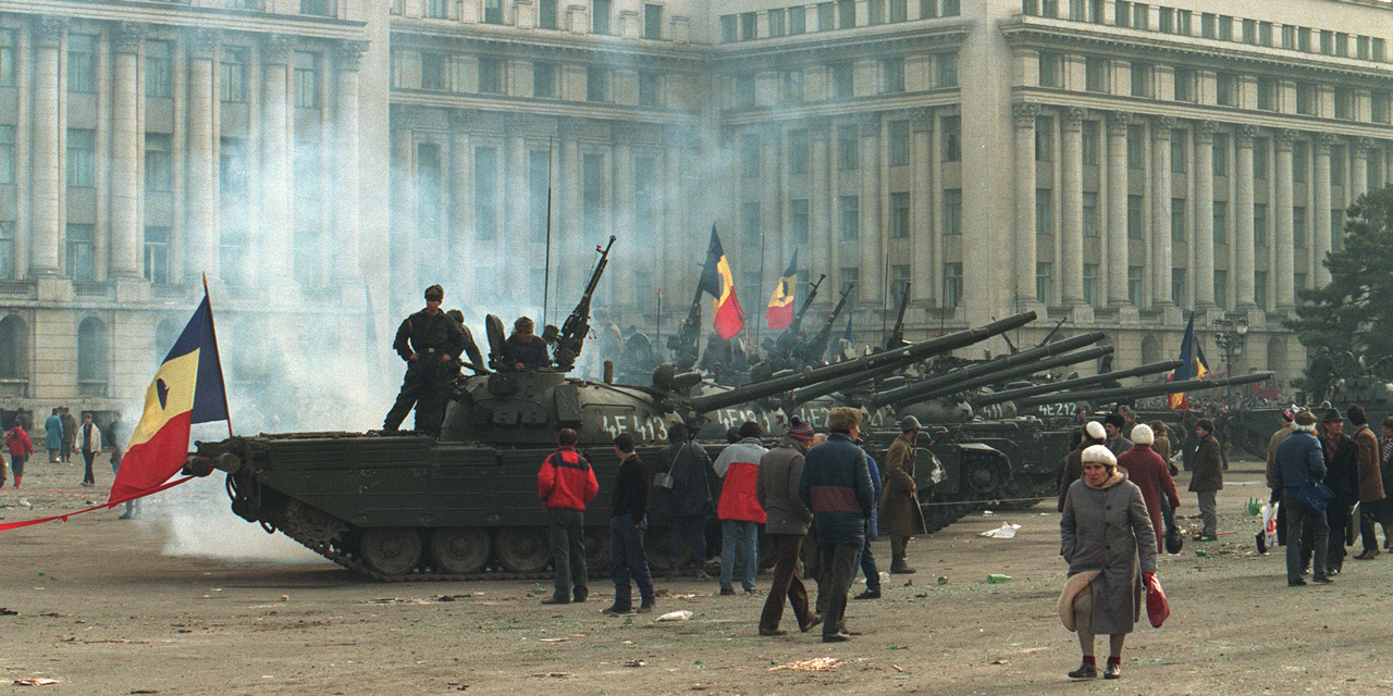 Panzer in der rumänischen Revolution
