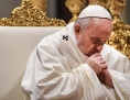 Papst beim Gebet