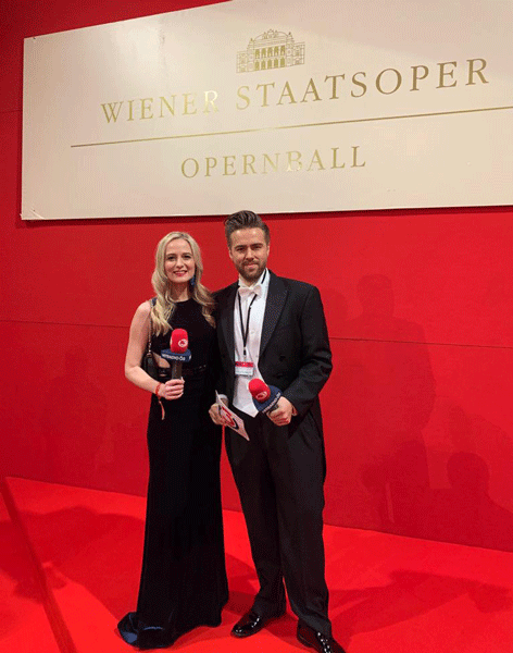 Tina Ritschl und Martin Krachler beim Wiener Opernball