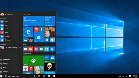 Windows 10 Startbildschirm