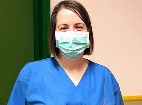 Angela Mayer, Krankenschwester