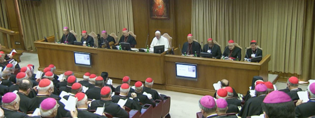 Familiensynode, mit Papst Franziskus im Vatikan