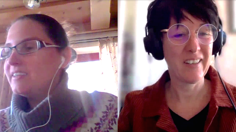 Skypegespräche Elisabeth Scharang mit Klimaforscherin Elke Ludewig