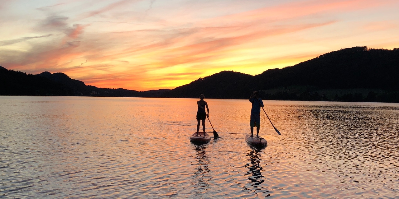 Stand Up Paddle Tour am Fuschlsee