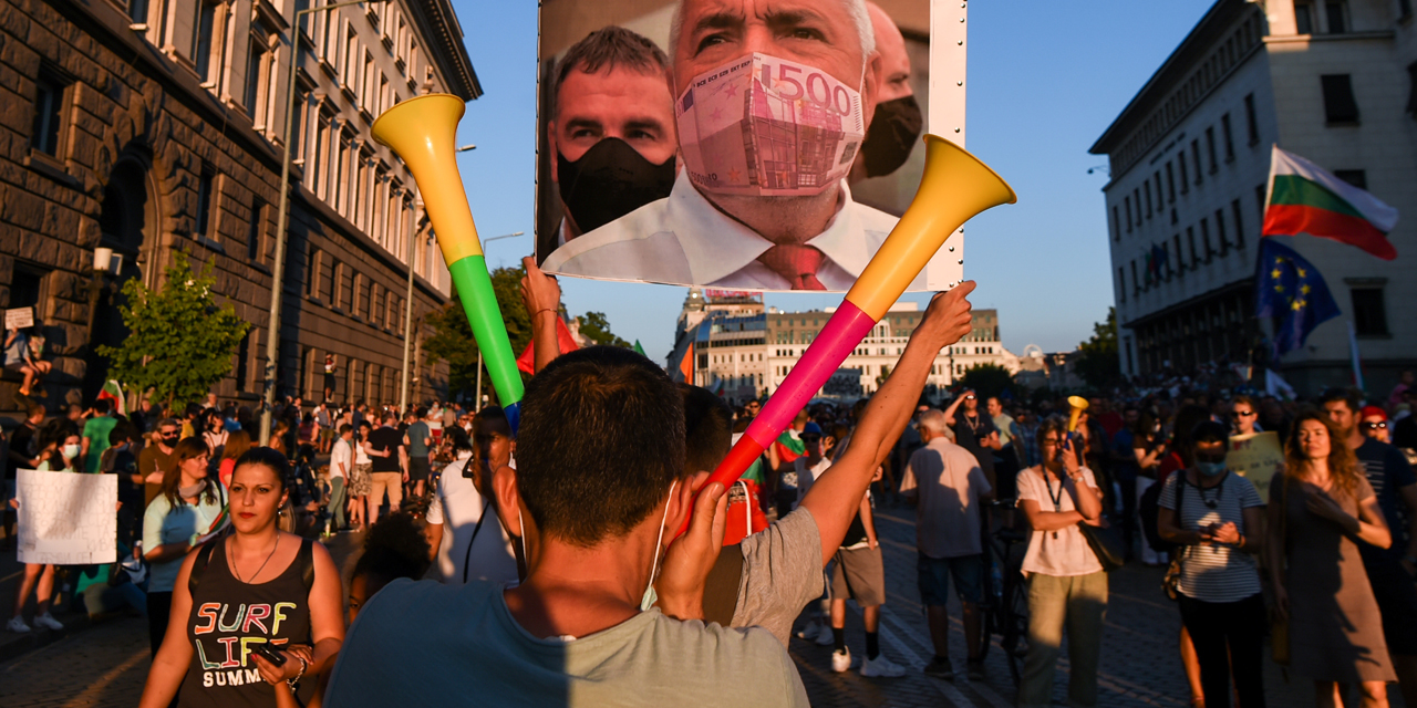 Protestzug in Sofia