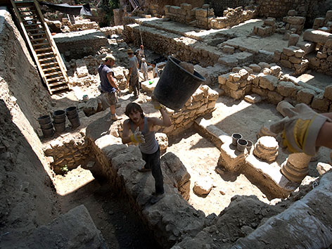 Archäologische Ausgrabng in Jerusalem, 2009