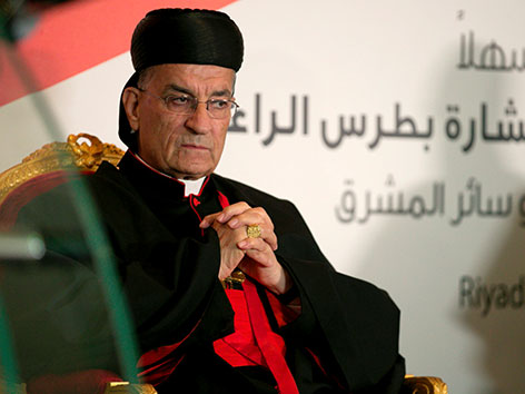 Der maronitische Patriarch Kardinal Bechara Boutros al-Rai