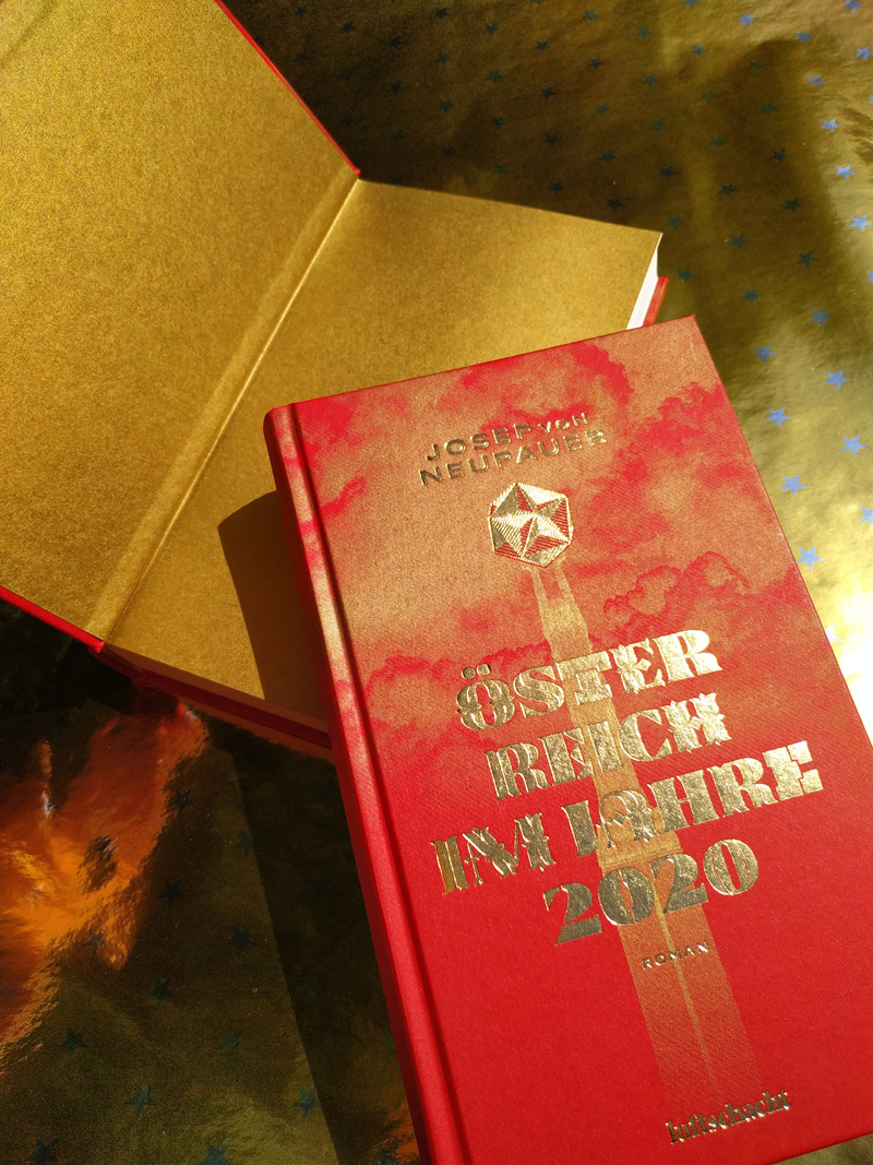 Buchcover von Josef von Neupauers Roman "Österreich 2020"