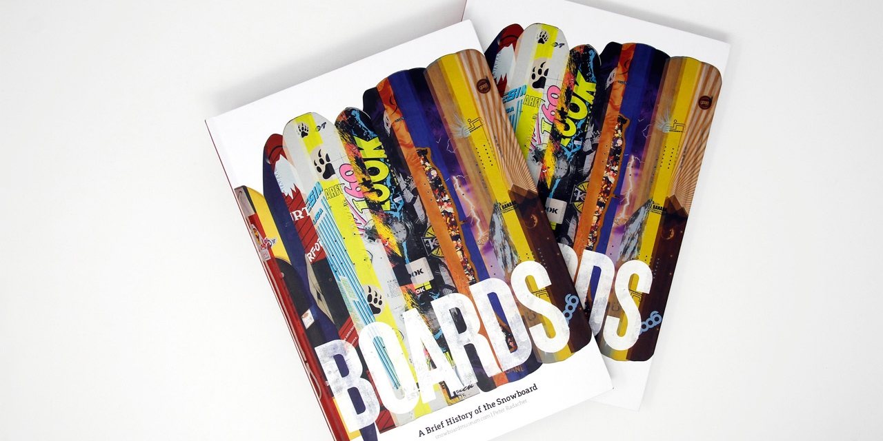 Buchcover von "Boards. A brief history of the snowboard"