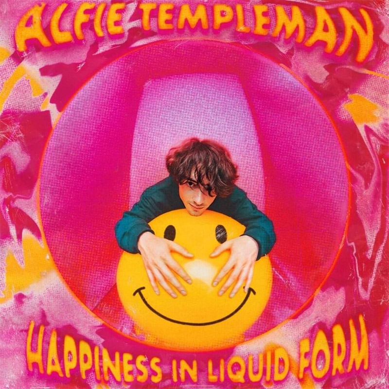 Plattencover zu Alfie Templemans "Happiness in liquid form"