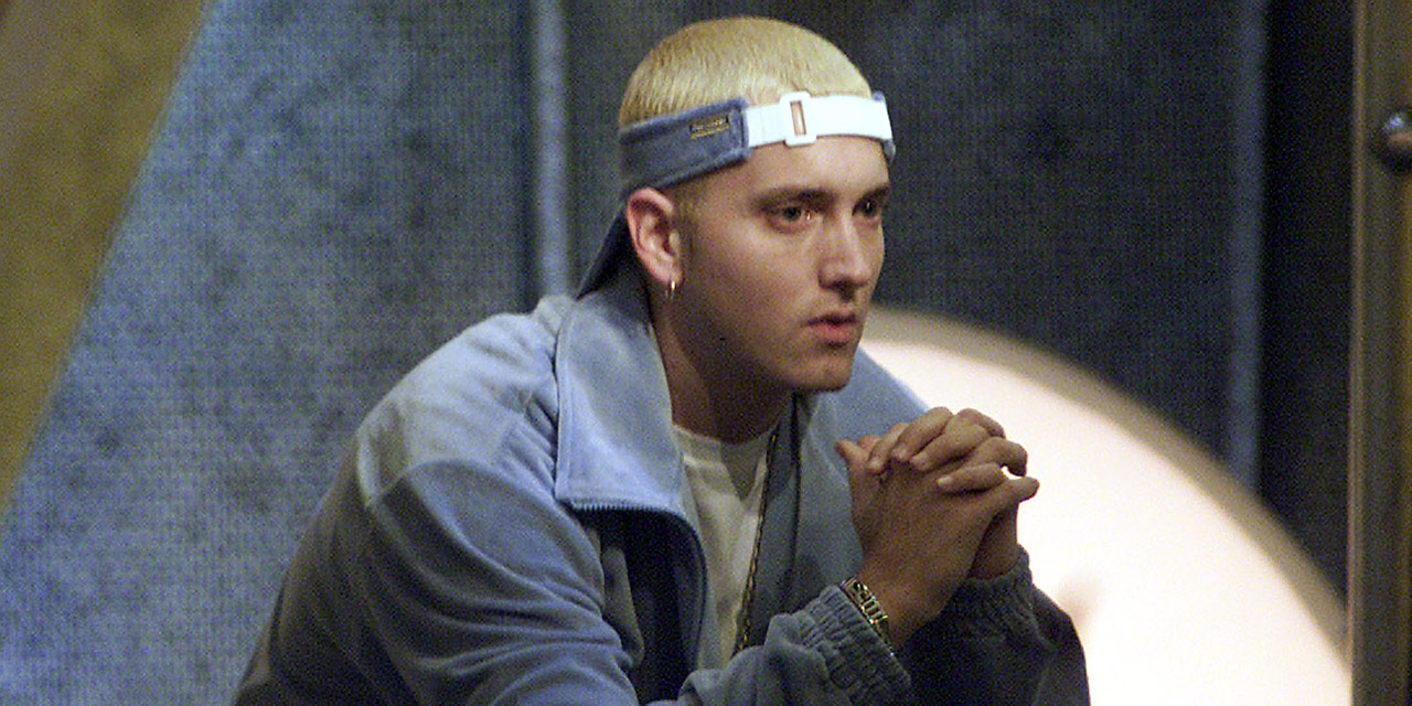 Eminem vor den MTV Awards 2001