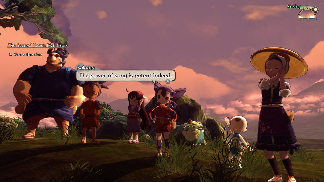 Screenshots aus dem Game "Sakuna"