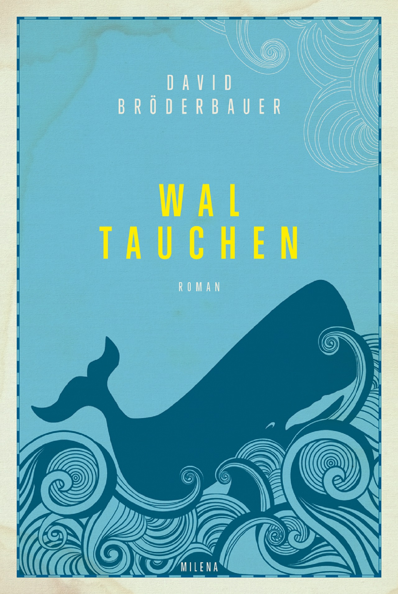 Buchcover "Waltauchen" von David Bröderbauer
