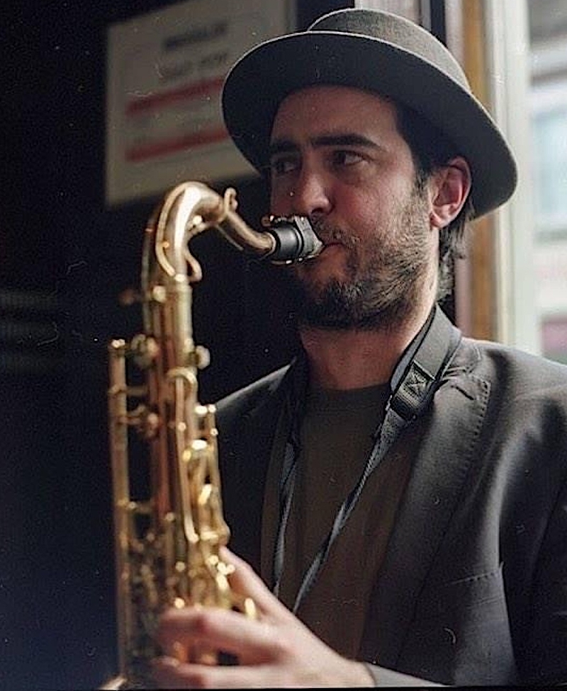 Saxophonist Pete Fraser