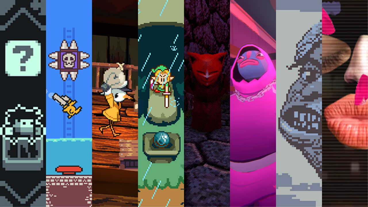 Collage von Game-Jam-Spielen