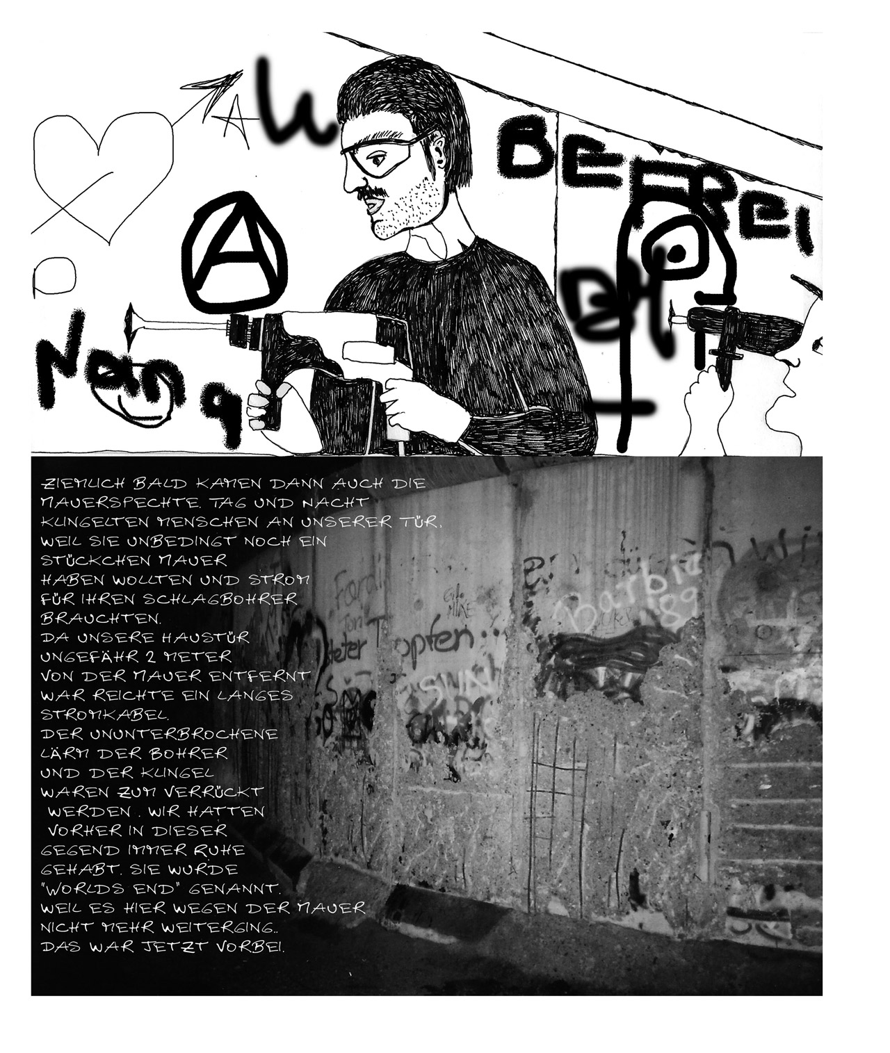 Szenen aus der Graphic Novel "Die heitere Kunst der Rebellion" von Danielle de Piciotto