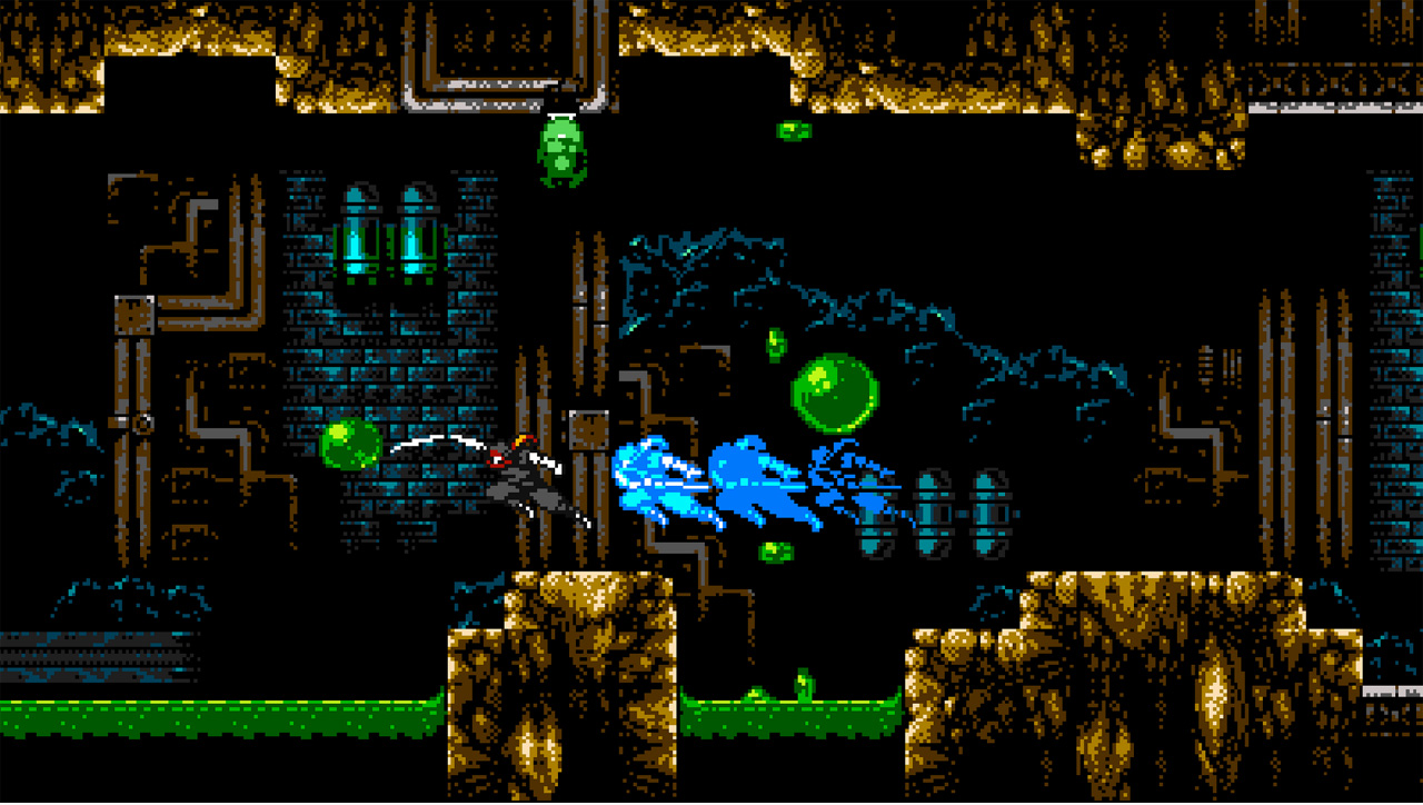Bildschirmfoto aus dem Game "Cyber Shadow