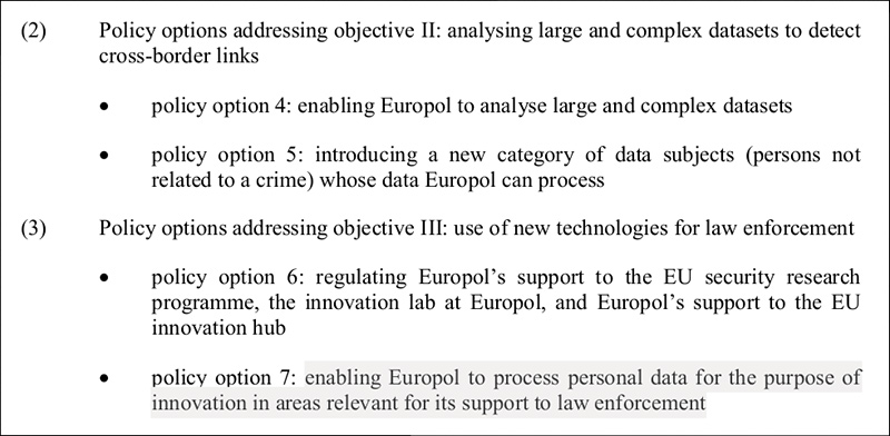 Europol Dokumente