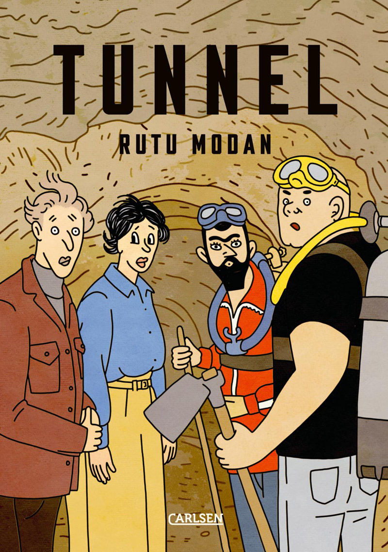 Bilder aus dem Comic "Tunnel" von Rutu Modan