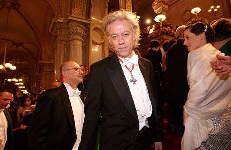 Bob Geldof am Opernball