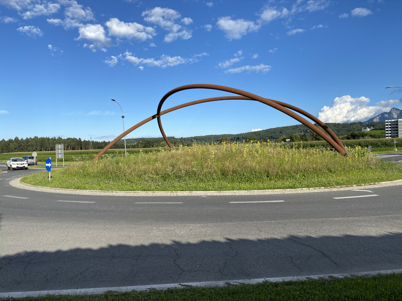 Kreisverkehr in Villach