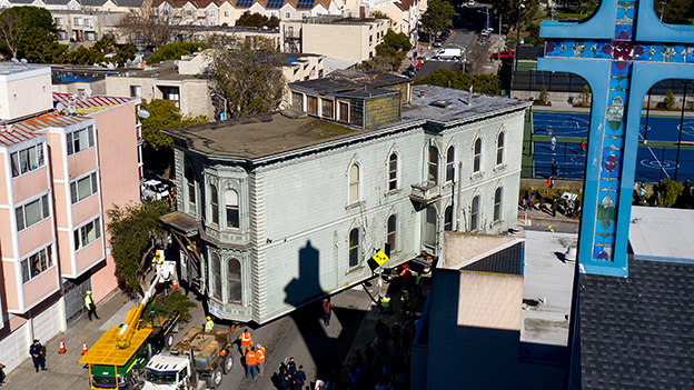 Viktorianische Villa in San Francisco umgesetzt