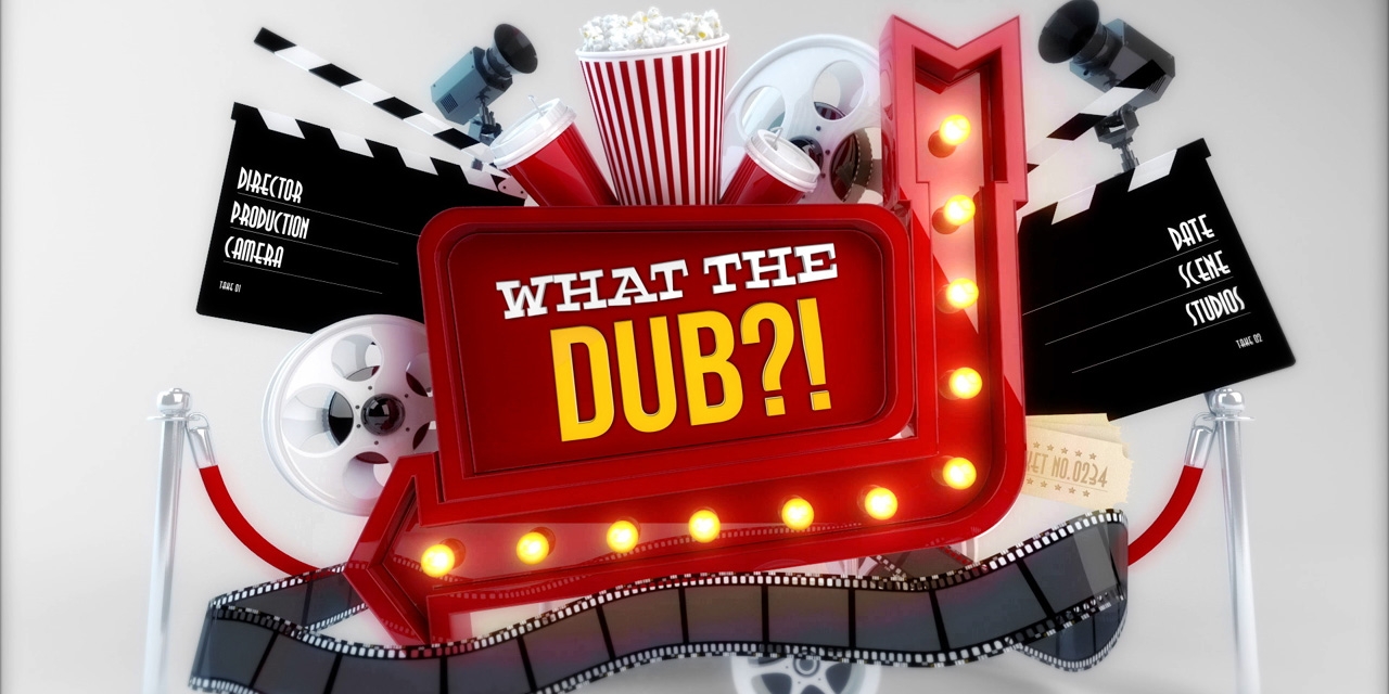 Titelscreen des Computerspiels "What The Dub?!"