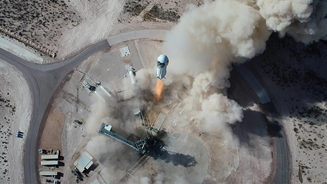 New Shepard Rakete
