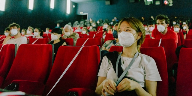 Publikum auf der Diagonale im Kino 2021.