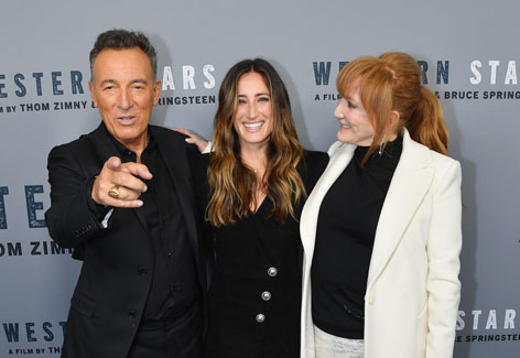 Bruce Springsteen mit Tochter Jessica und seiner Frau Patti Scialfa