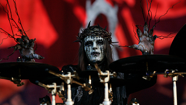 Joey Jordison der Gründungsschlagzeuger der Band Slipknot