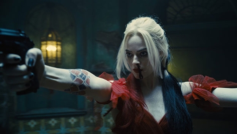 Filmszene "The Suicide Squad" mit Schauspielerin Margot Robbie