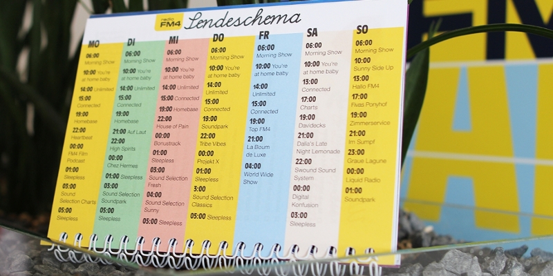 FM4 Sendeschema im Kalender